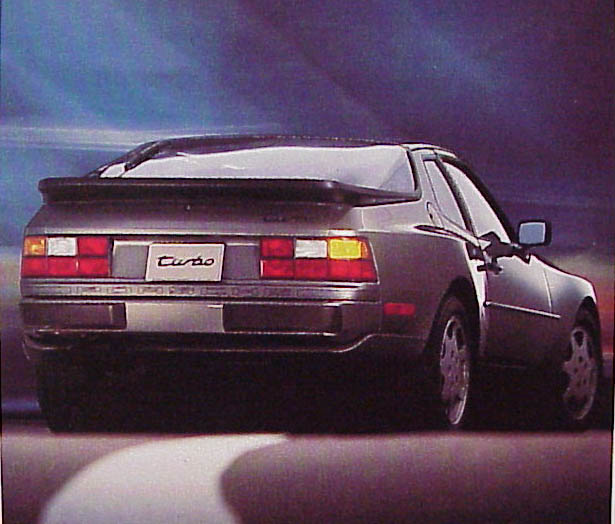 Quoted from the 1989 Porsche 944 sales brochure