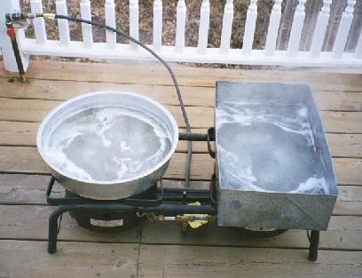 Boiling Maple Syrup