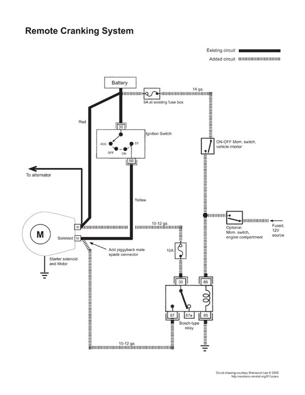 Remote Starter Switch Wiring Diagram