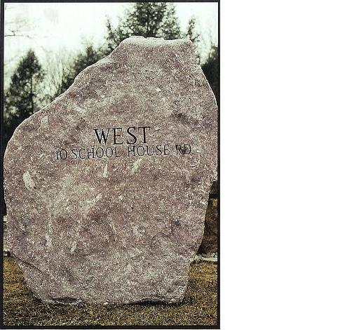 Large Sign (Field Stone)