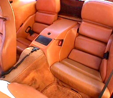 rear seat view
