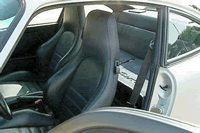 Interior look at the back